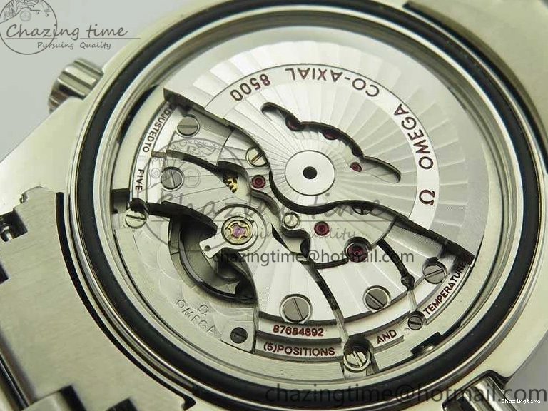 0321 Sleek Planet Ocean Professional Ceramic Bezel 42mm 1:1 MK Best Edition Silver Markers On SS Bracelet A 8085